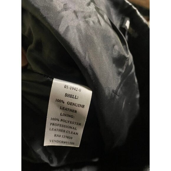 Metrostyle Real Leather Biker Pants Women's Size 6 - Picture 6 of 7